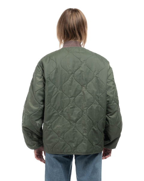 70's USAF Quilted Liner Jacket - Medium
