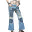 1970s Patched Levi's Flares