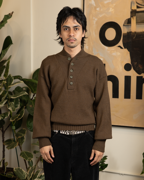1970s Mil-Spec Henley Sweater