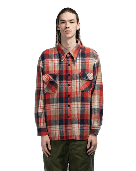 70's Plaid Heavy CPO Flannel - XL