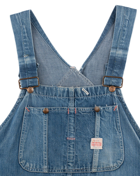 50's Payday Denim Overalls - Large