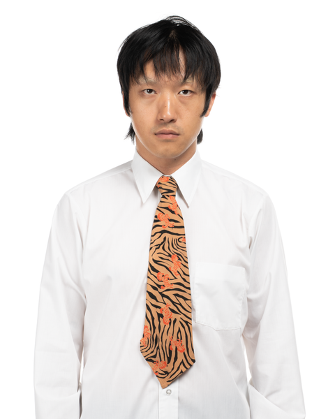 1940s Crepe Neck Tie