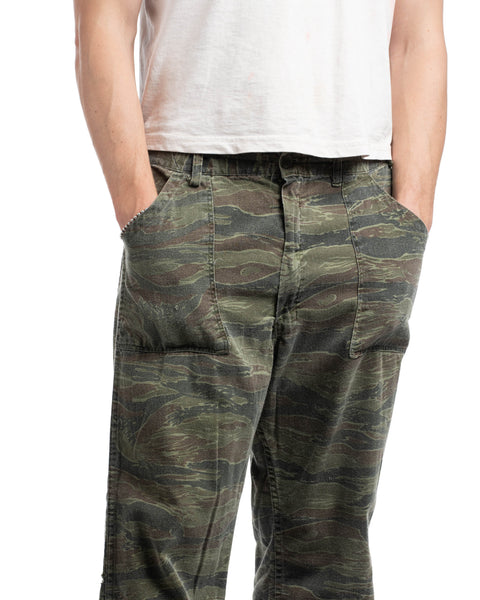 80's Tiger Stripe Utility Trousers - 36" x 28"