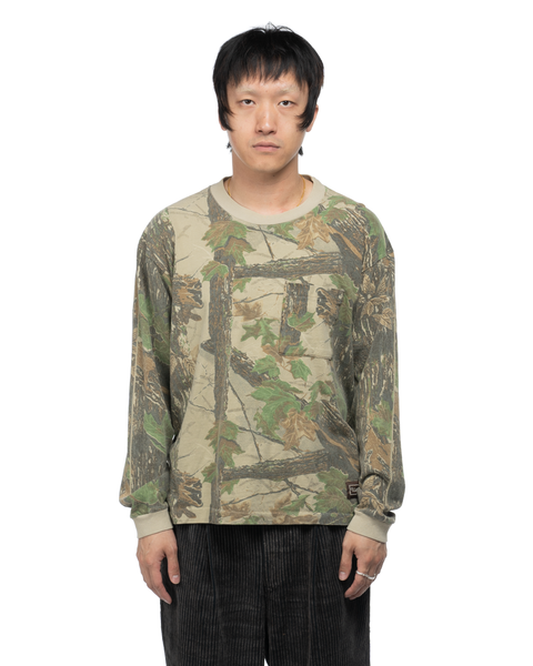 80's Realtree Camo Long Sleeve Tee - Large
