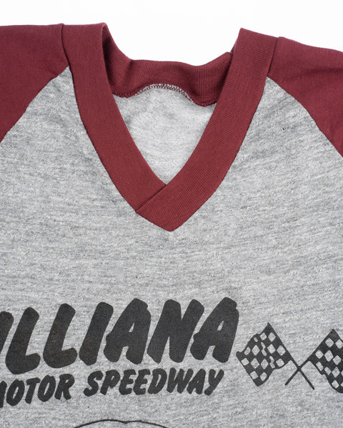 80's Russell Speedway Raglan Tee - Large