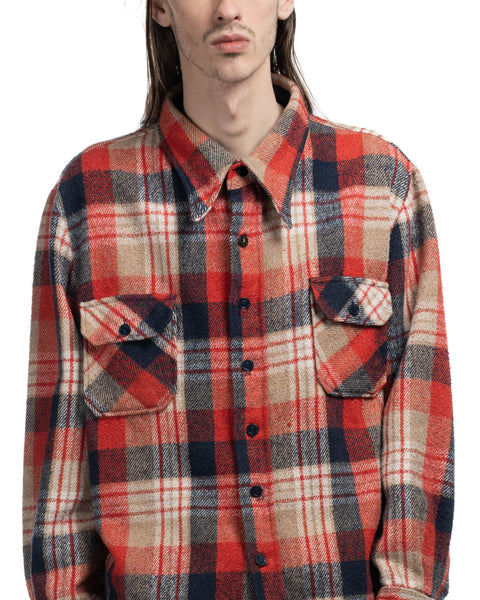 70's Plaid Heavy CPO Flannel - XL