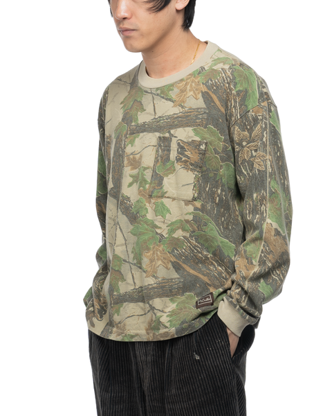 80's Realtree Camo Long Sleeve Tee - Large