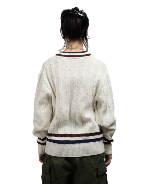 60's Mcgregor Cotton Cable Knit - Medium