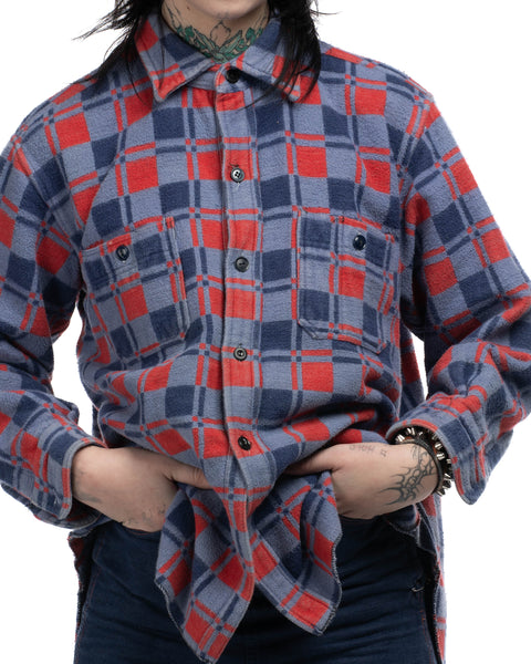 60's Heavy Cotton Flannel - Small