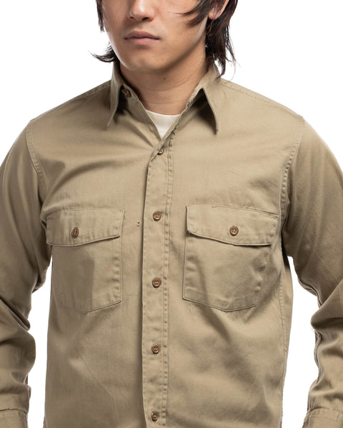 40's Hercules Twill Work Shirt - Small