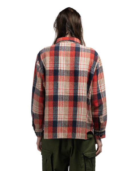70's Plaid Heavy CPO Flannel - XL