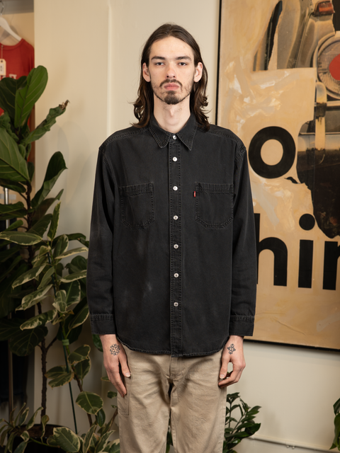 1990s Denim Levi's Button-Up Shirt