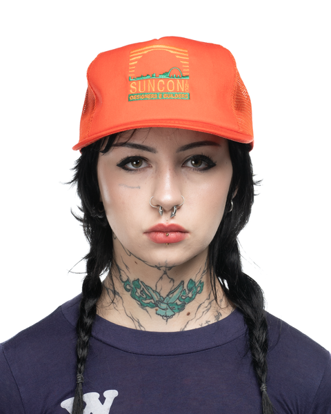 1980s Construction Trucker Hat