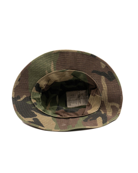80’s Woodland Camo Bucket Hat - OS