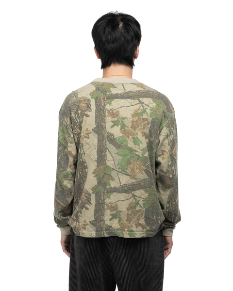 80's Realtree Camo Long Sleeve Tee - Large