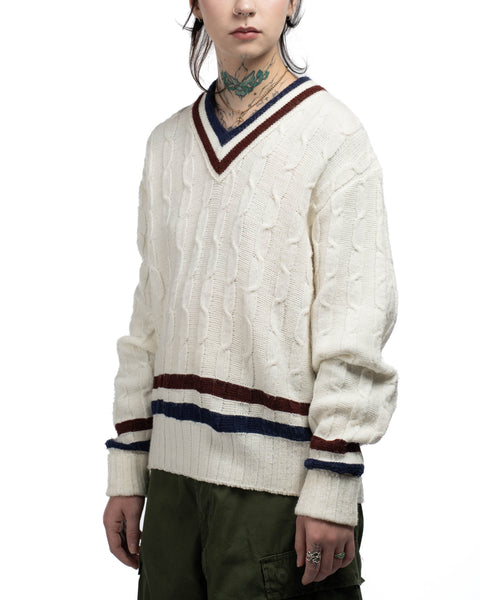 60's Mcgregor Cotton Cable Knit - Medium