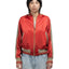 50's Satin Bomber Jacket - Medium