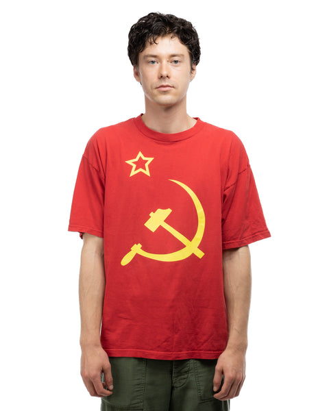 90's Boxy Communist Party Tee - Large
