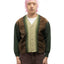 60's MCM Paneled Cardigan - Large