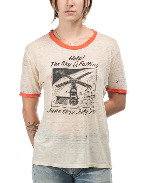 1970s Paper-Thin Skylab Crash Tee