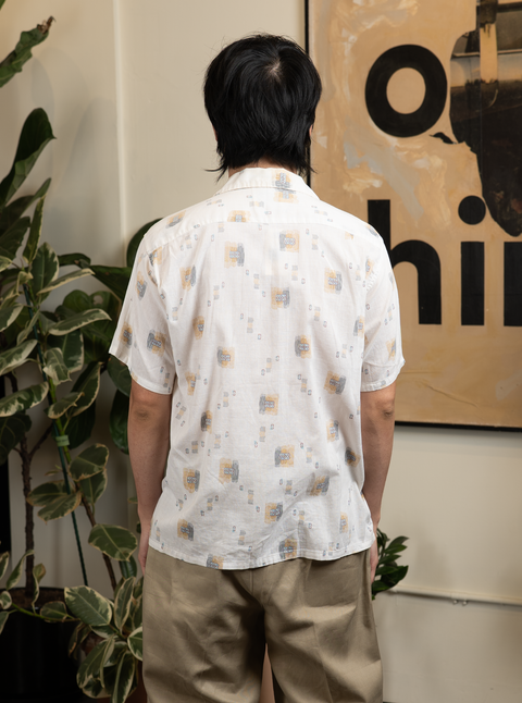 1960s Blue Bell Patterned Shirt