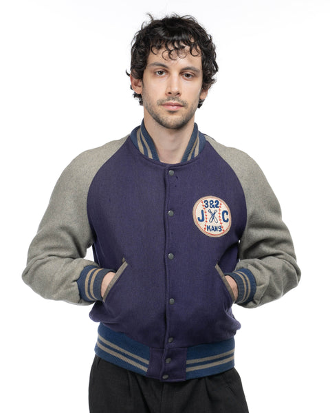 40's Baseball Varsity Jacket - Medium