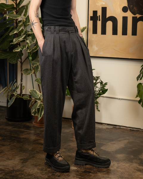 1980s Pleated Italian Wool Slacks