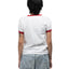 70's Martial Arts Champion Blue Bar Ringer Tee - Small
