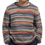 90's Cotton Color-Banded Sweater - Medium