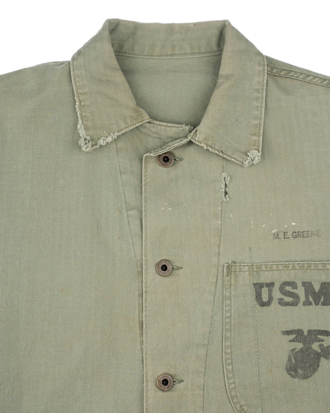 WW2 USMC P41 HBT Jacket - Large