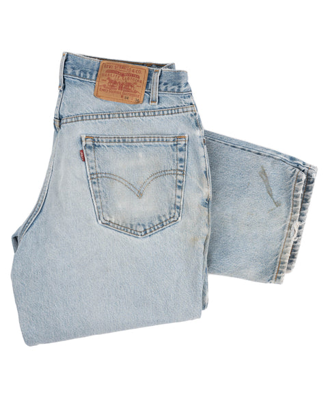 90's Levi's Thrashed Denim - 34" x 33"