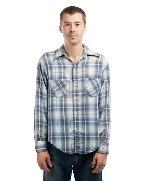 70's Plaid Flannel - XL
