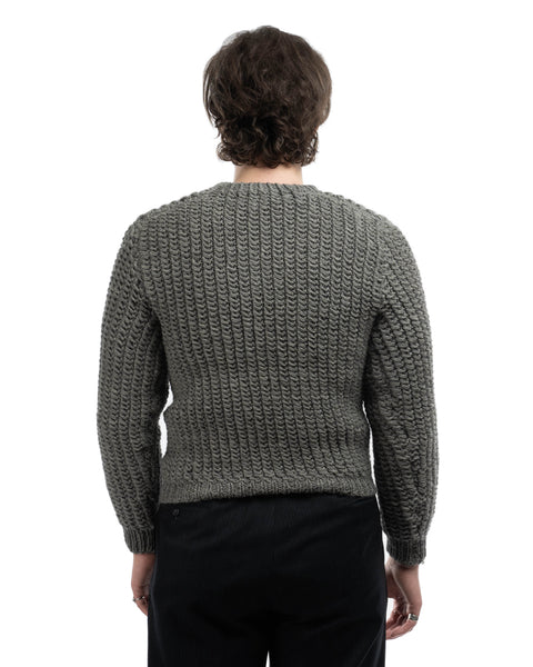 50’s Hand-Knit Sweater - Medium