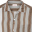 50’s Metallic Striped Button-Up - Medium