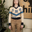 1960s Thrashed Collegiate Sweater