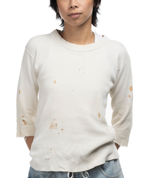 50's Hanes Thermal Knit - Small