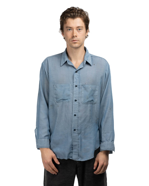 70's Chambray Shirt - Large