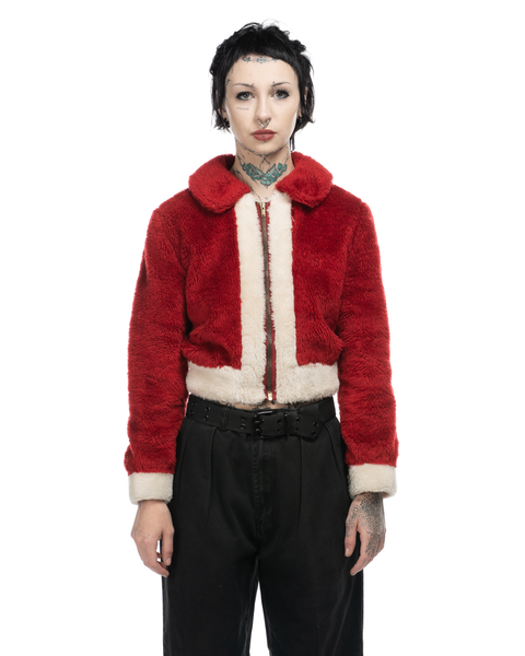 1950s Satin-Lined Reversible Fuzz Jacket