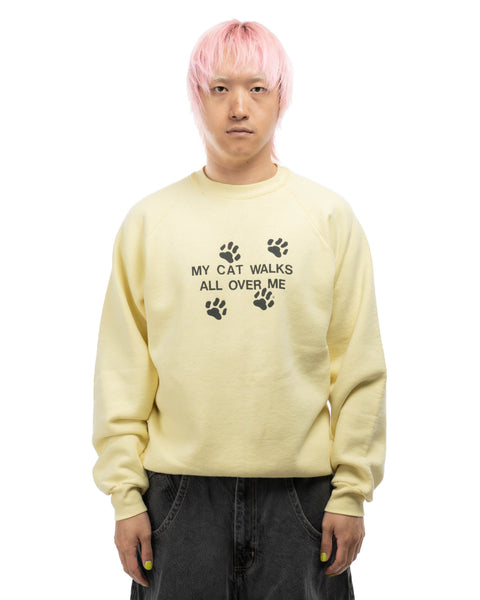 80's Cat Boss Crewneck - Large