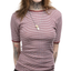 70s Striped Rib Tee - Small
