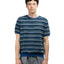 70’s Striped Shortsleeve Sweatshirt - Medium
