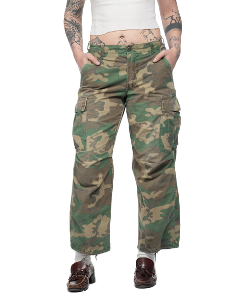 60's ERDL Ripstop Poplin Cargos - 29" x 26”