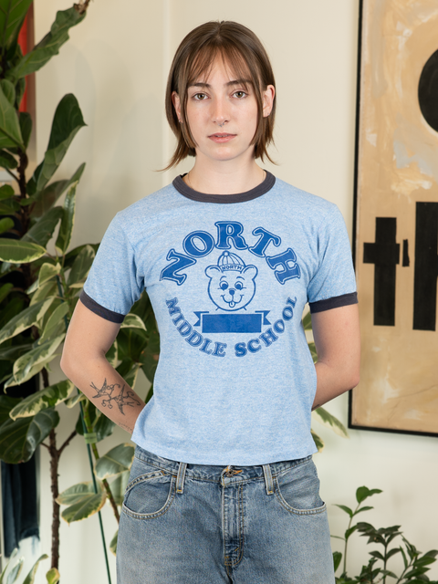 1970s Russell North Ringer Tee