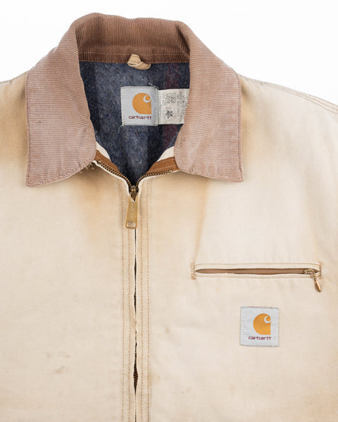 80's Blanket Lined Carhartt Detroit Jacket - Medium