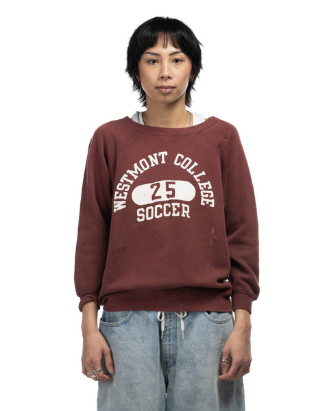 70's Champion Blue Bar Crewneck Sweatshirt - Medium