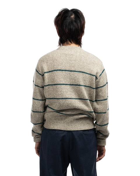 80's Striped Sweater - XL
