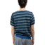 70’s Striped Shortsleeve Sweatshirt - Medium