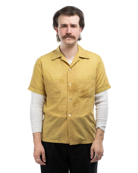 60's Thrashed Loop Collar Shirt - Medium