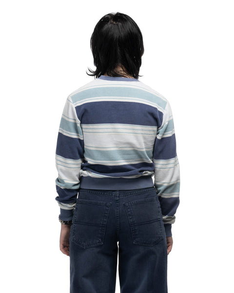 60's Terry Cloth V Neck Sweatshirt - Small