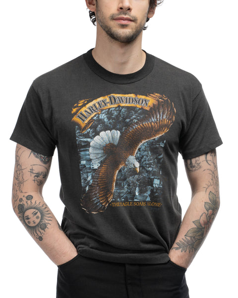80's 3D Emblem Harley Davidson Tee - Medium
